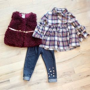 3 Piece Little Lass Set | Size: 18 Months